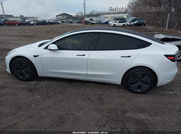5YJ3E1EB9NF159316 2022 TESLA MODEL 3 White სალონის 360-გრადუსიანი ხედი
