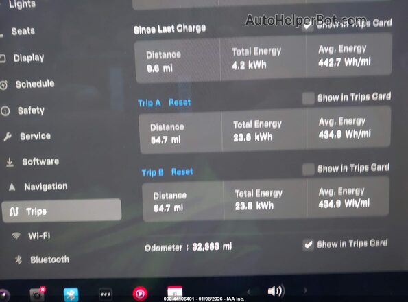 5YJ3E1EB9NF159316 2022 TESLA MODEL 3 White უკანა სავარძლების ხედი