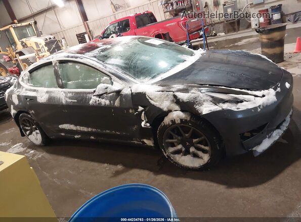 5YJ3E1EBXJF054374 2018 TESLA MODEL 3 Серый Вид щитка приборов