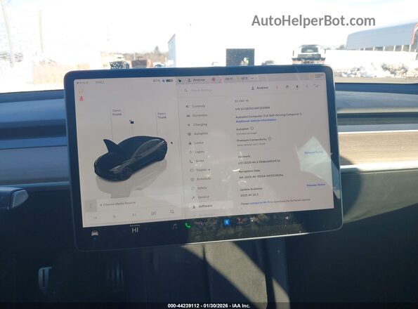 5YJ3E1EC4NF253984 2022 TESLA MODEL 3 Черный 