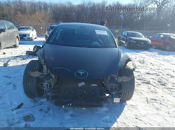 5YJ3E1EC5NF143994 2022 TESLA MODEL 3 Black უკანა სალონის ხედი