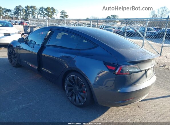 5YJ3E1EC8MF044214 2021 TESLA MODEL 3 Gray Tył lewy
