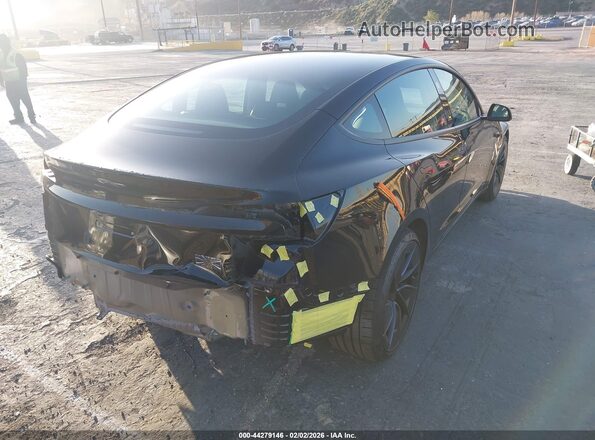 5YJ3E1ET1TF130768 2026 TESLA MODEL 3 Черный Задняя правая четверть
