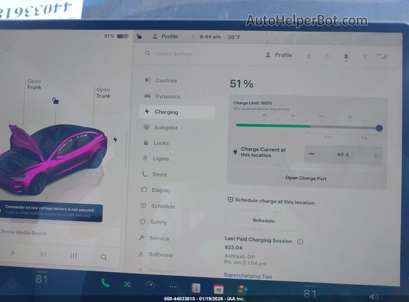 5YJ3E1ET9RF825797 2024 TESLA MODEL 3 Черный 