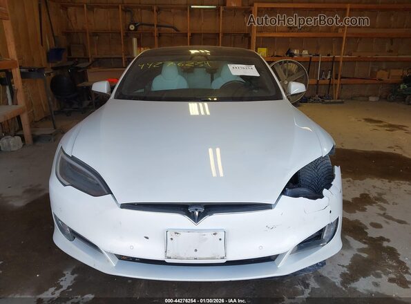 5YJSA1E23LF354901 2020 TESLA MODEL S White Vista del cuadro de instrumentos