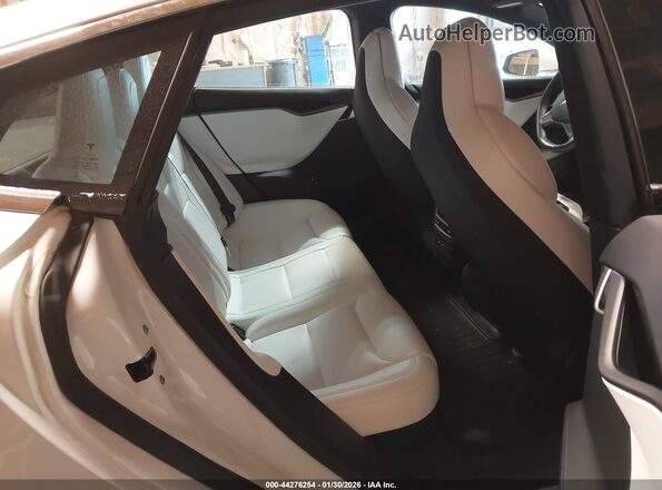 5YJSA1E23LF354901 2020 TESLA MODEL S White Vista de la etiqueta del VIN
