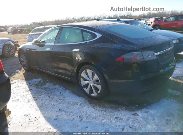 5YJSA1E24MF426822 2021 TESLA MODEL S Black Trasero izquierdo