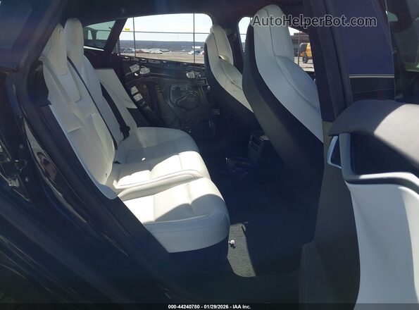 5YJSA1E26KF330283 2019 TESLA MODEL S Black VIN sticker view