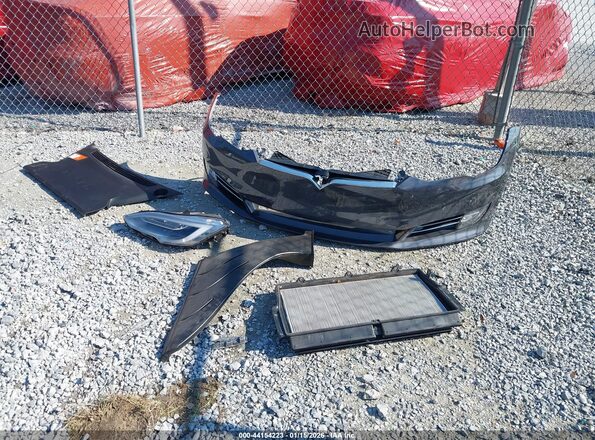 5YJSA1E2XJF270264 2018 TESLA MODEL S Gray Вид щитка приладів