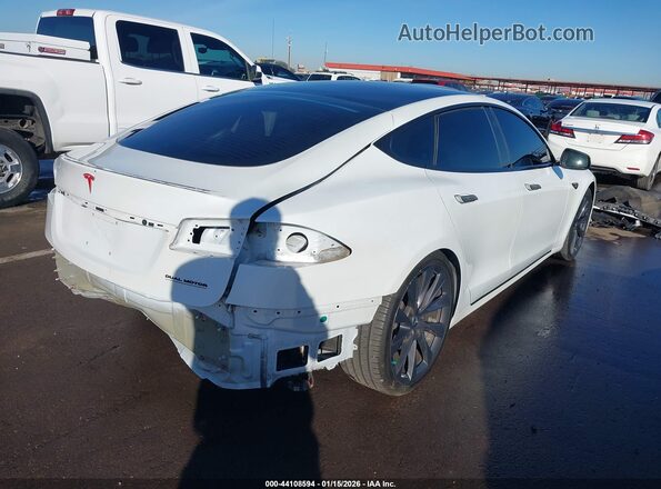 5YJSA1E42LF379869 2020 TESLA MODEL S White Tył prawy