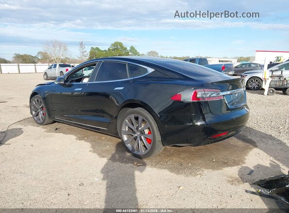 5YJSA1E45LF412055 2020 TESLA MODEL S Черный Задняя левая четверть