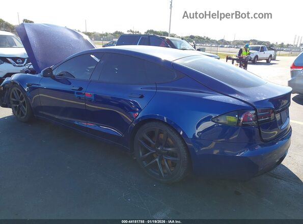 5YJSA1E53RF533457 2024 TESLA MODEL S Blue Задня ліва чверть