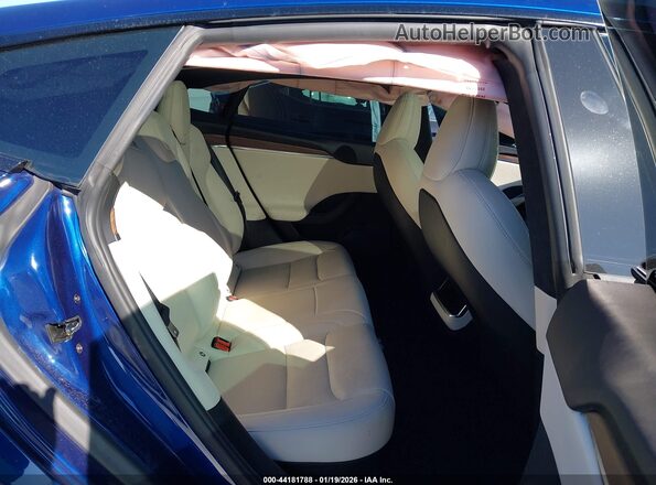 5YJSA1E53RF533457 2024 TESLA MODEL S Blue Вид наклейки з VIN-кодом