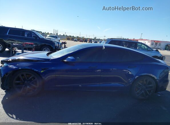 5YJSA1E53RF533457 2024 TESLA MODEL S Blue Панорамний вид салону 360°