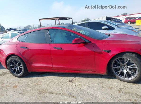5YJSA1E54MF428807 2021 TESLA MODEL S Red Vista interior de 360 grados
