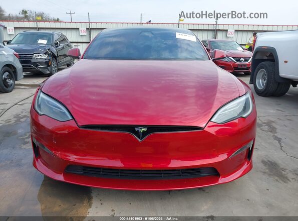 5YJSA1E56RF532528 2024 TESLA MODEL S Red Dashboard view