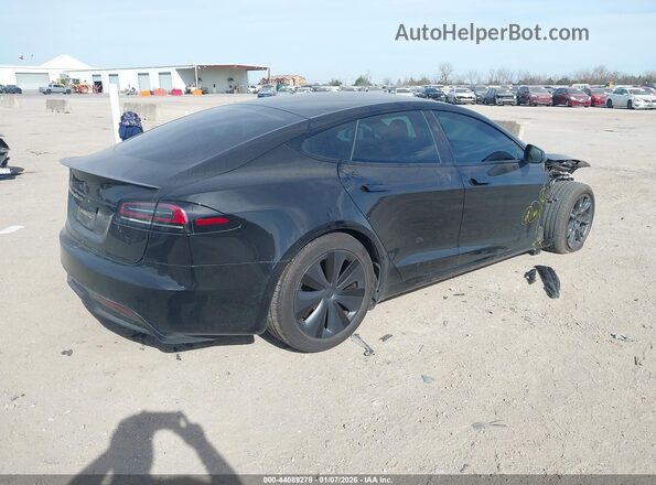 5YJSA1E58RF539772 2024 TESLA MODEL S Черный Задняя правая четверть
