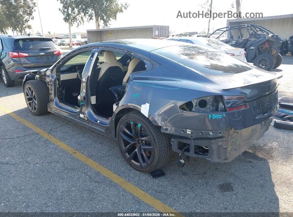 5YJSA1E62MF452564 2021 TESLA MODEL S Gray Вид спереду