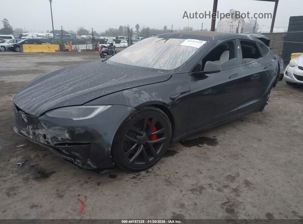 5YJSA1E66RF534577 2024 TESLA MODEL S Black Передня ліва чверть