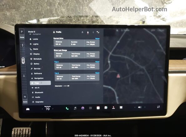 5YJSA1E68MF431475 2021 TESLA MODEL S Серый Вид задних сидений