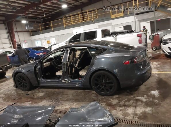 5YJSA1E68MF431475 2021 TESLA MODEL S Серый 