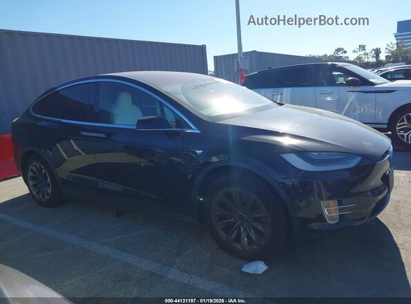 5YJXCAE20LF239771 2020 TESLA MODEL X Black უკანა სალონის ხედი