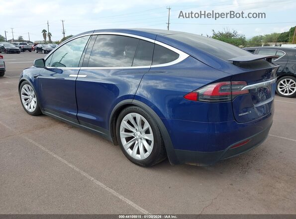 5YJXCBE2XGF023826 2016 TESLA MODEL X Синий Задняя левая четверть