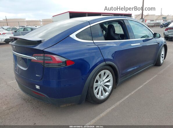 5YJXCBE2XGF023826 2016 TESLA MODEL X Синий Задняя правая четверть