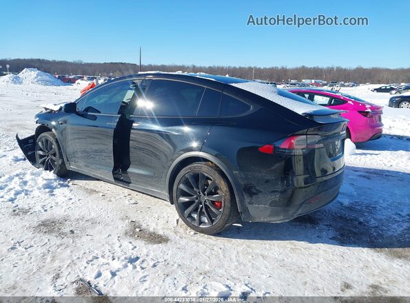 5YJXCBE47MF323353 2021 TESLA MODEL X Black Задня ліва чверть