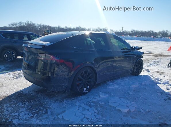 5YJXCBE47MF323353 2021 TESLA MODEL X Black Задня права чверть