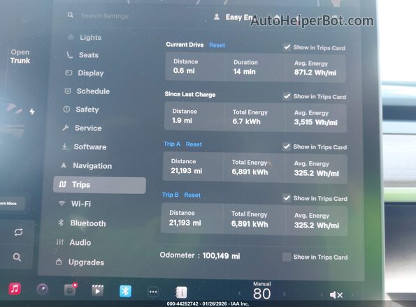 5YJYGDEE1MF070396 2021 TESLA MODEL Y Gray 