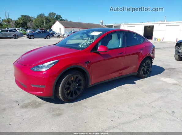 5YJYGDEE3LF023613 2020 TESLA MODEL Y Red Vista tres cuartos delantera izquierda