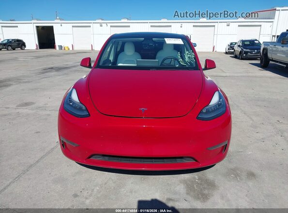 5YJYGDEE3LF023613 2020 TESLA MODEL Y Red Vista interior trasera