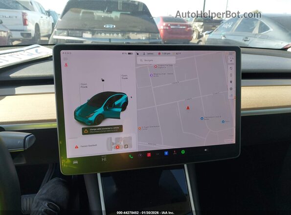 5YJYGDEF7LF001963 2020 TESLA MODEL Y White Вид задніх сидінь