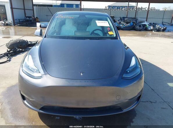 5YJYGDEF8MF271625 2021 TESLA MODEL Y Gray Вид задньої частини салону
