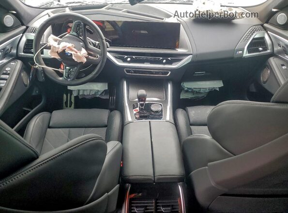 5YM23CS01R9W91344 2024 BMW XM Black Вид панелі приладів