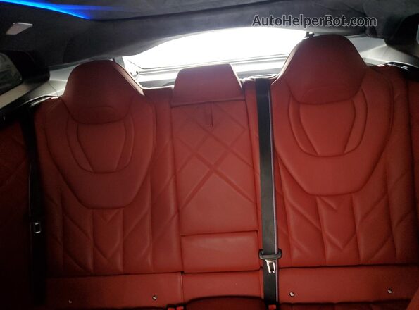 5YM23CS04P9S11987 2023 BMW XM White Вид задніх сидінь