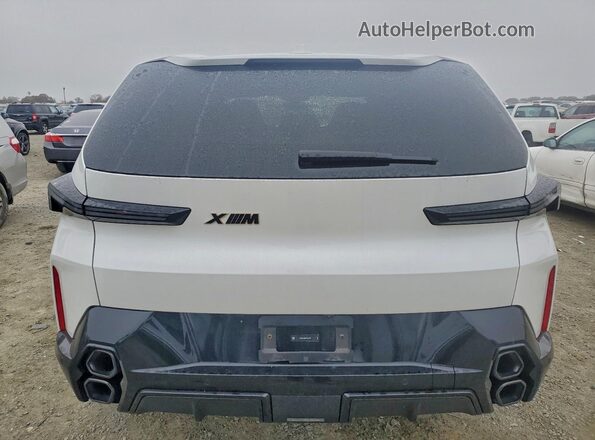 5YM23CS0XS9Z30721 2025 BMW XM White Вид ззаду