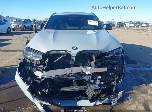 5YM23EC03R9U11806 2024 BMW X4 Light Blue Вид задней части салона