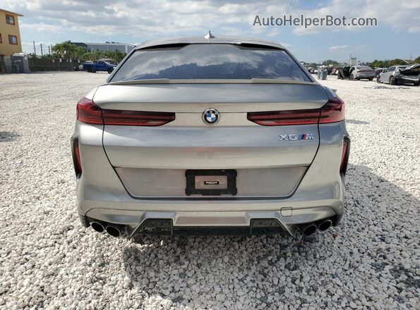 5YMCY0C01N9J65891 2022 BMW X6 Gray უკანა ხედი