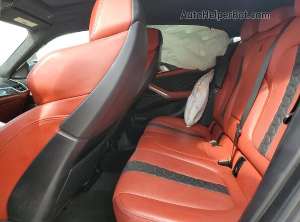 5YMCY0C01N9J65891 2022 BMW X6 Gray უკანა სავარძლების ხედი