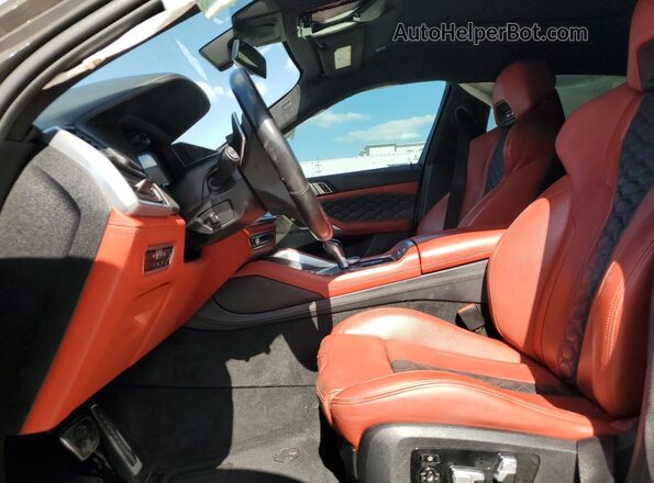 5YMCY0C01N9J65891 2022 BMW X6 Gray წინა სალონის ხედი