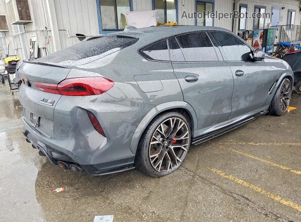 5YMCY0C05N9L68508 2022 BMW X6 Серый Задняя правая четверть