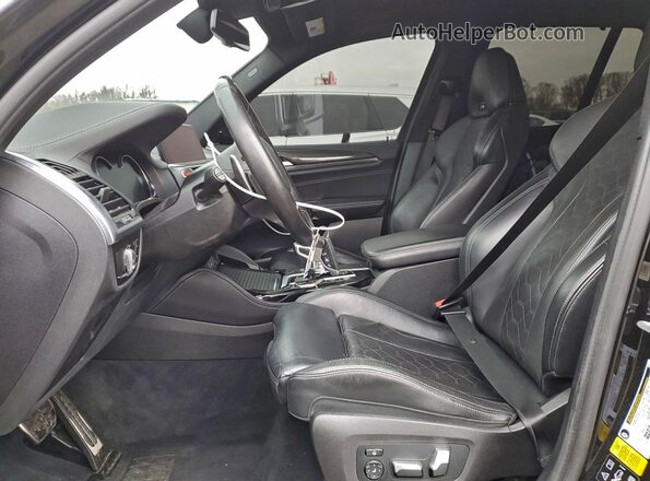 5YMTS0C00L9B63552 2020 BMW X3 Black Widok wnętrza z przodu