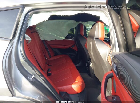 5YMUJ0C04M9D00744 2021 BMW X4 Silver VIN sticker view
