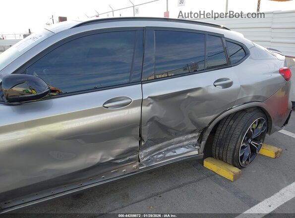5YMUJ0C04M9D00744 2021 BMW X4 Silver Front view