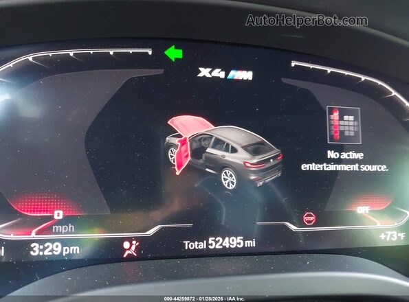 5YMUJ0C04M9D00744 2021 BMW X4 Silver 
