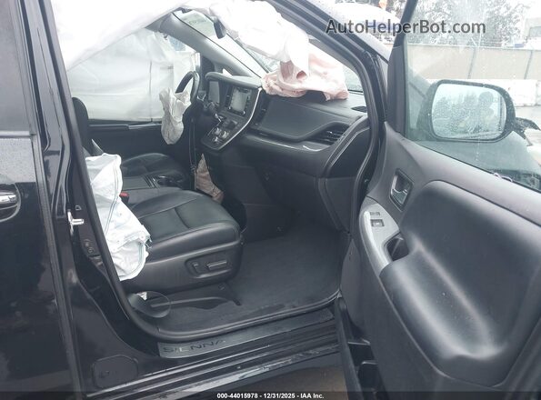 5tdxz3dc8ls069014 2020 TOYOTA SIENNA Black Front interior view