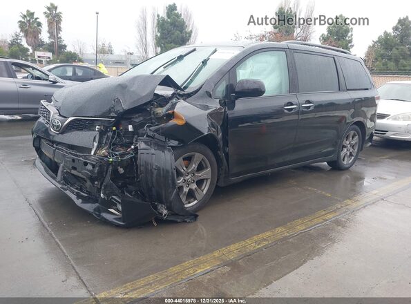 5tdxz3dc8ls069014 2020 TOYOTA SIENNA Black Front left