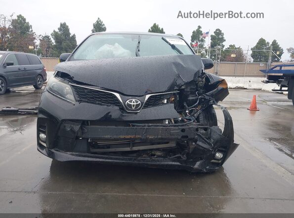 5tdxz3dc8ls069014 2020 TOYOTA SIENNA Black Rear interior view